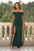 off-shoulder-split-maxi-dress Sophia's Trends - Sophia's Style-Black-L